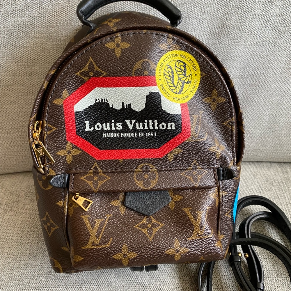 Louis Vuitton Palm Springs mini backpack world travel limited Ed - Picture 2 of 10